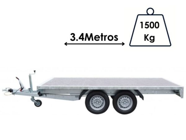 Atrelado Porta Máquina RIS 340 F150