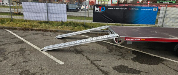 Reboque transporte de veículos novo TEMARED CARPLATFORM full alu 5121 3,5T sklejka - Image 2