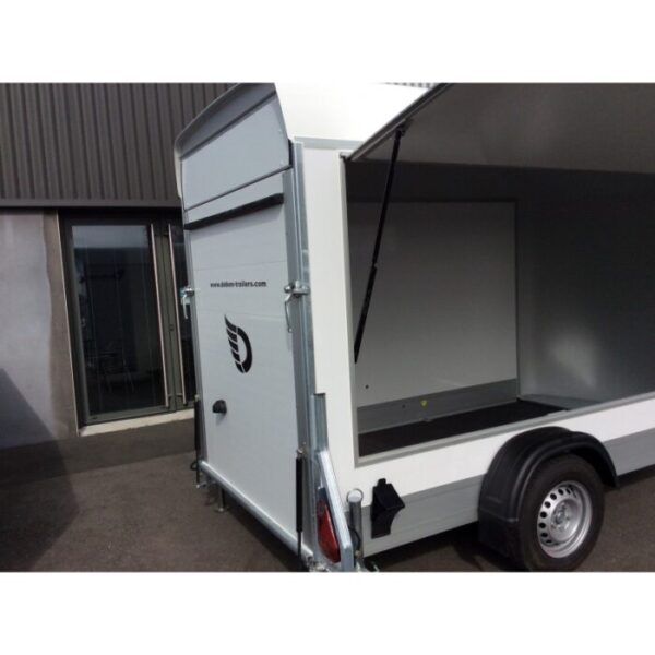 Reboque de oficina C300 com porta traseira e porta lateral - Image 7